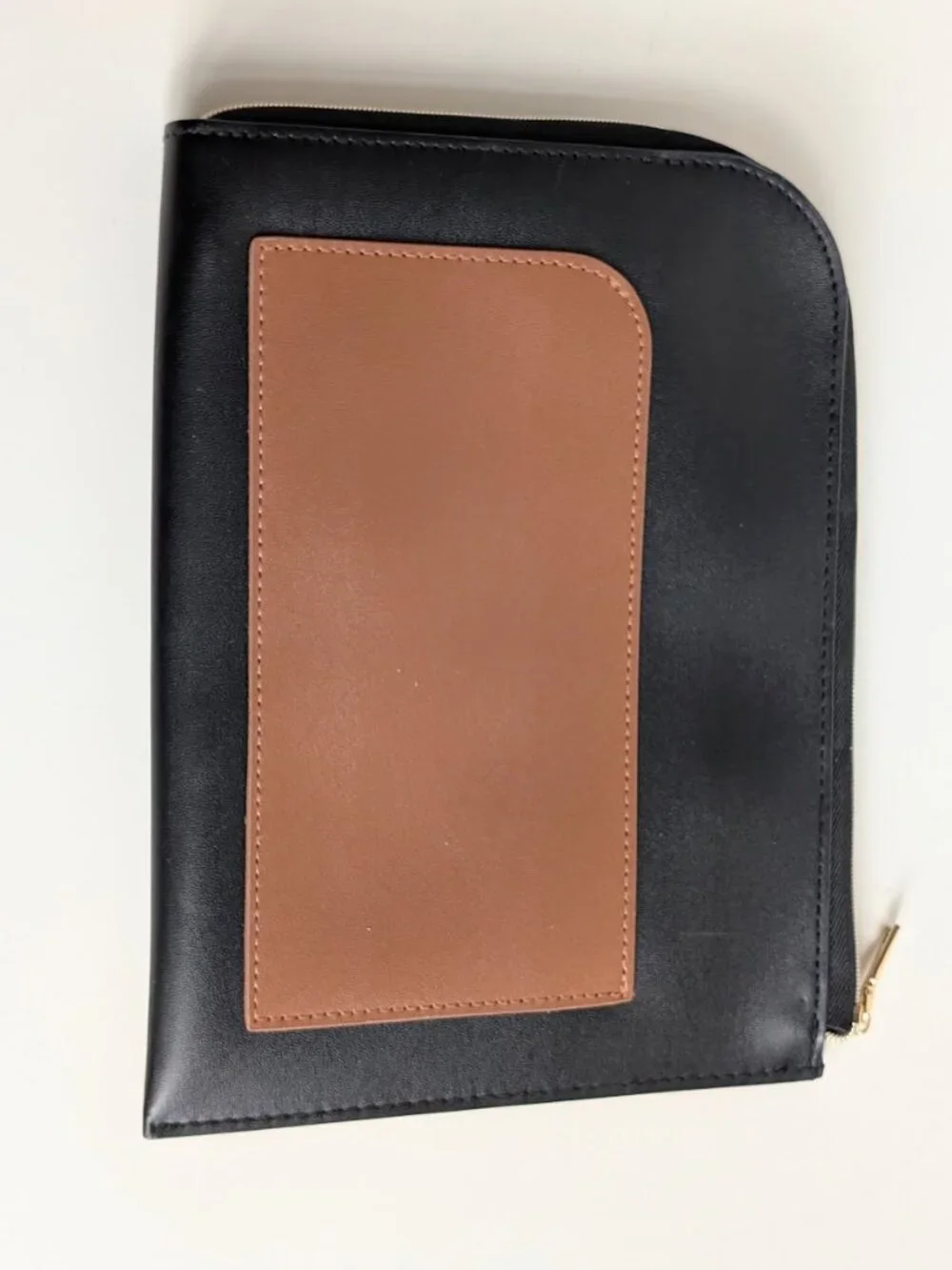Lanvin Pouch Clutch Turkish Airlines Amenity Kit Bag Black Passport Case